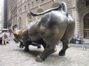 ニューヨーク海外旅行 ウォール街の牛