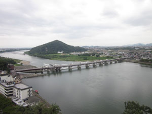愛知旅行 犬山城からの眺め