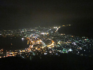北海道旅行 函館山の夜景