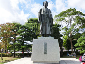 水戸ドライブ 徳川光圀銅像