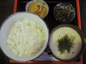 長野旅行 麦とろご飯