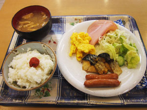 奈良旅行 朝食