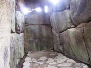 奈良旅行 飛鳥 石舞台古墳内部