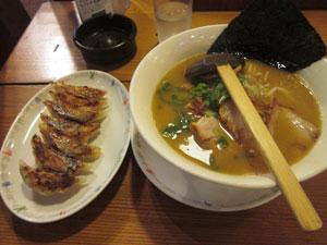 奈良旅行 夕食：ラーメン