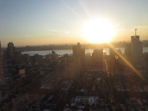 ニューヨーク海外旅行 大きな太陽