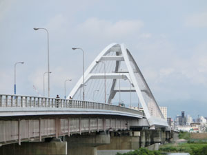 大阪旅行 長柄橋